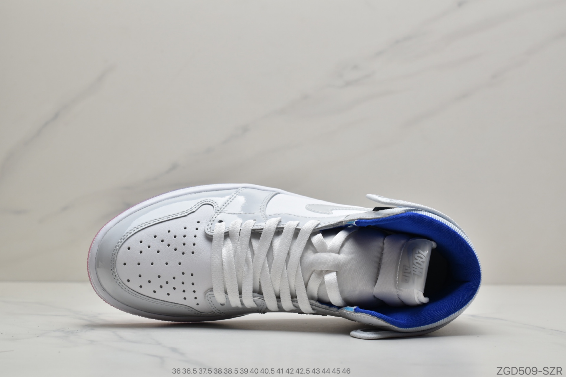 290 公司级Dior x 乔丹/Air Jordan 1 Retro High Premium “Racer Blue”白蓝 AJ1 乔1 小迪奥联名 高帮文化复古休闲运动板鞋CK6637-104