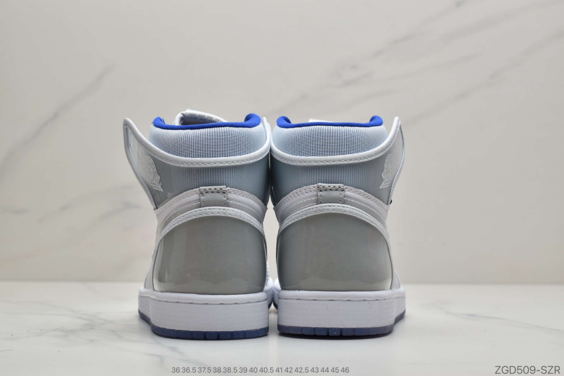 290 公司级Dior x 乔丹/Air Jordan 1 Retro High Premium “Racer Blue”白蓝 AJ1 乔1 小迪奥联名 高帮文化复古休闲运动板鞋CK6637-104