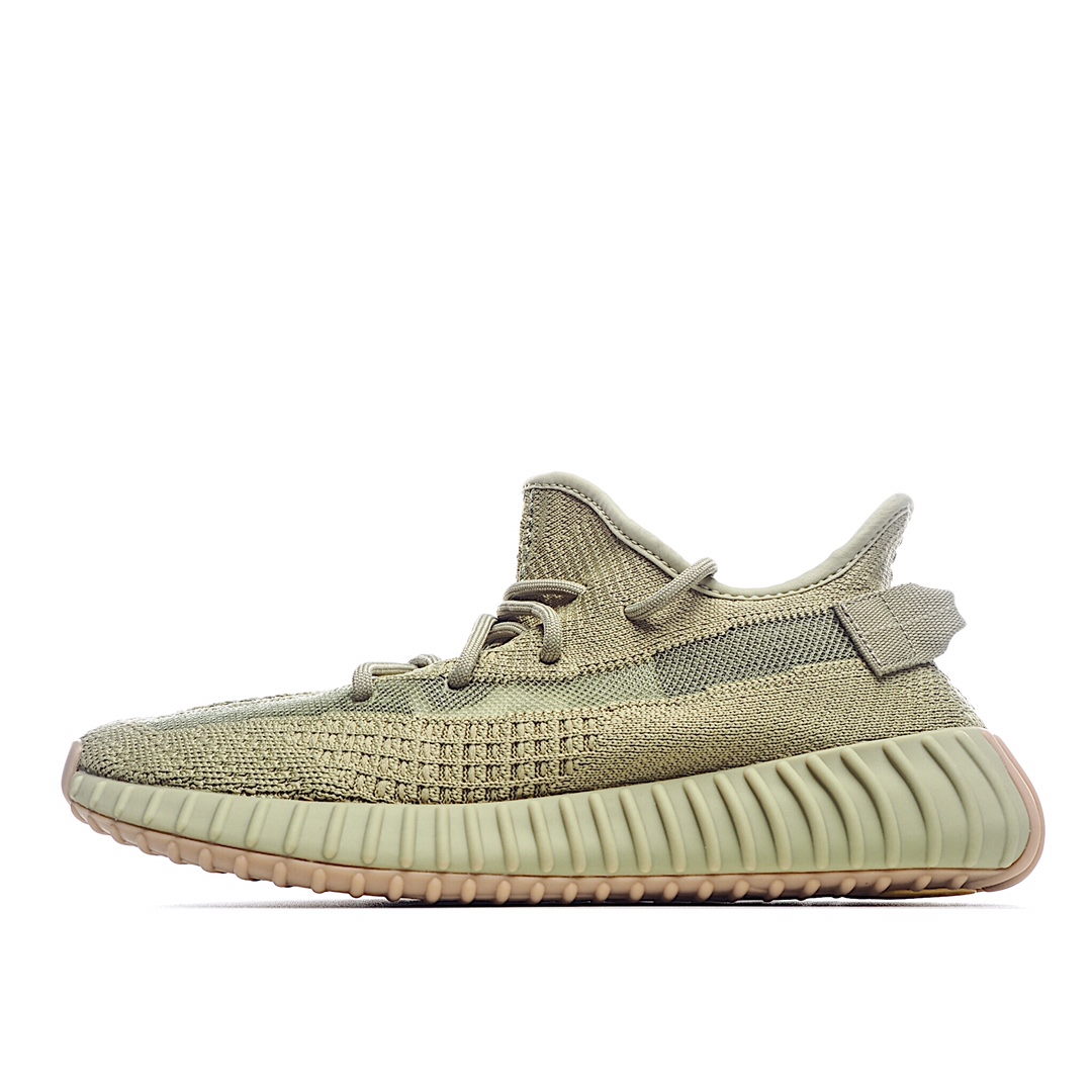H0 Adidas Yeezy Boost 350 V2 “Sulfur”硫磺 抹茶绿