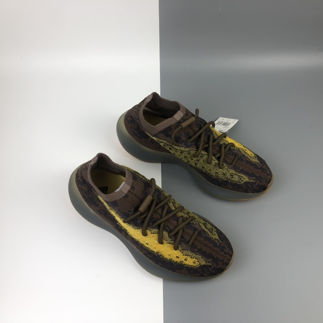 400  Adidas Originals YEEZY BOOST 380 V1”Lmnte”黄褐海军蓝FZ4982