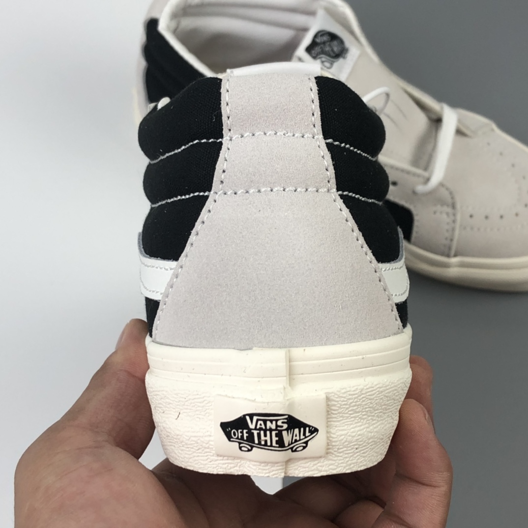 150 Vans Sk8 Hi Mid 经典复古国宝熊猫色中邦板鞋 VN-0D5IB8C