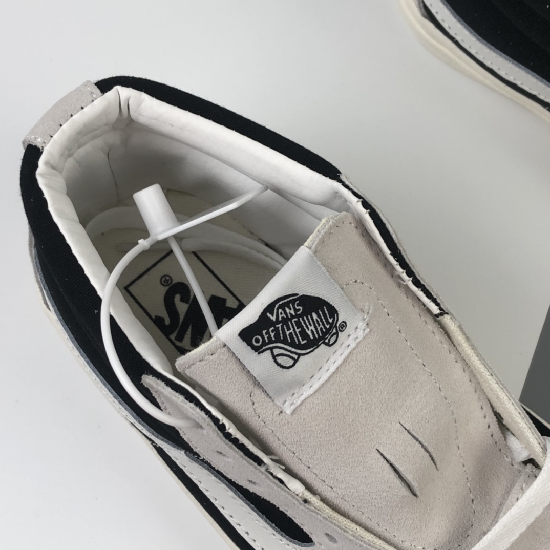 150 Vans Sk8 Hi Mid 经典复古国宝熊猫色中邦板鞋 VN-0D5IB8C