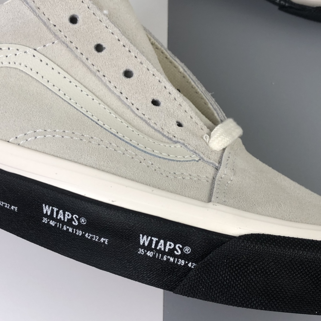 150 Vault by Vans x Wtaps OId Skool 联名系列灰色低帮休闲板鞋 VN0A4P2X20F