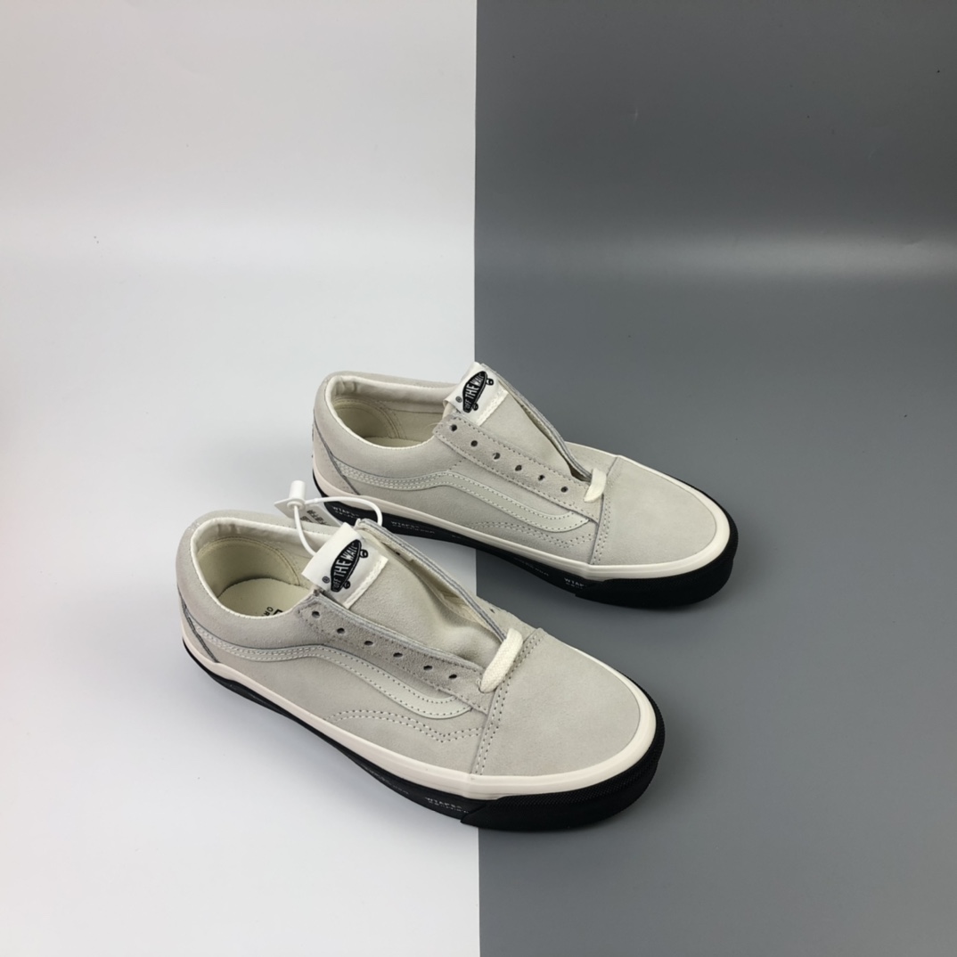 150 Vault by Vans x Wtaps OId Skool 联名系列灰色低帮休闲板鞋 VN0A4P2X20F