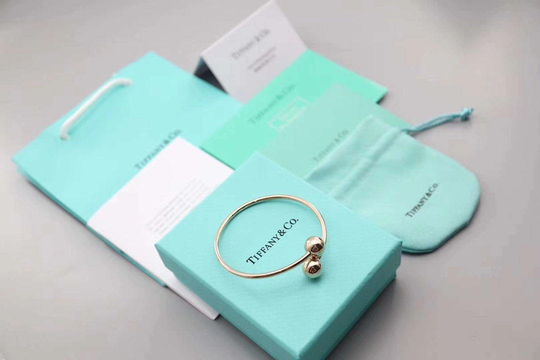Tiffany & Co. Tiffany&Co.金属球形线圈手镯