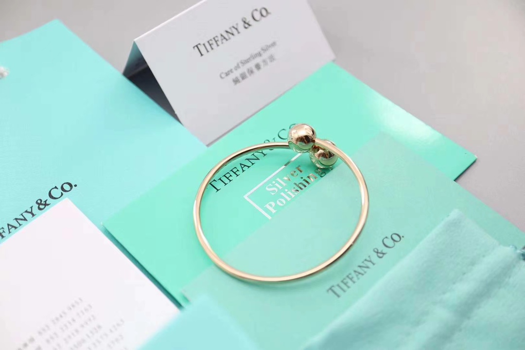 Tiffany & Co. Tiffany&Co.金属球形线圈手镯