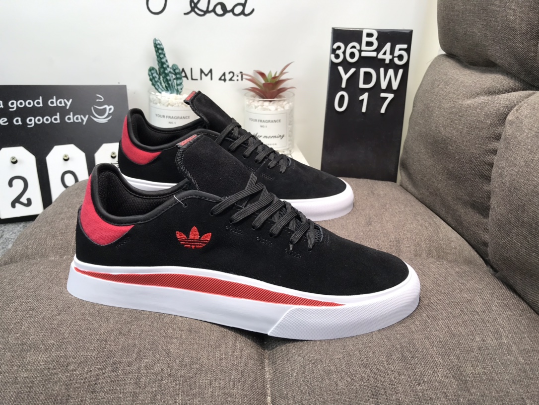 🈴️105💰真标半码 Adidas 阿迪达斯SAMBA OG黑色条纹低帮休闲板鞋YDW017