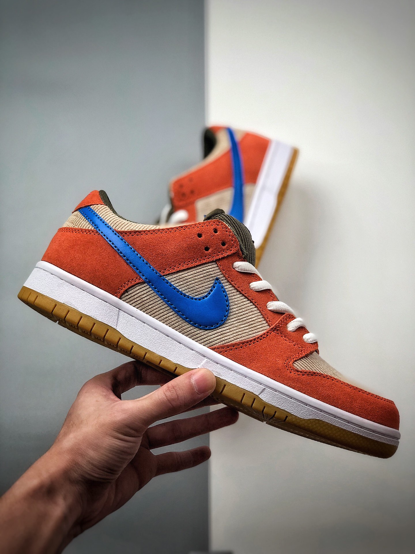 270 NK SB Dunk Low Pro Color 灯芯绒 低帮休闲运动滑板鞋BQ6817-201