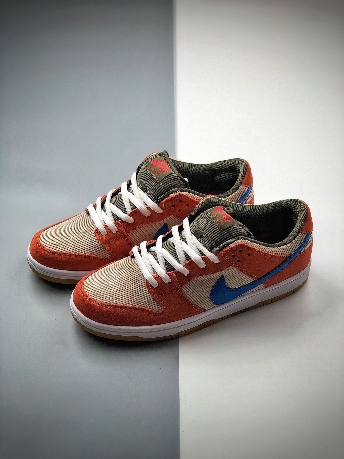 270 NK SB Dunk Low Pro Color 灯芯绒 低帮休闲运动滑板鞋BQ6817-201