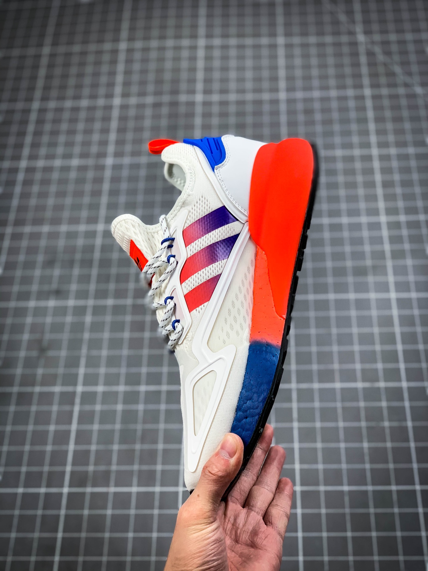 180  阿迪达斯Adidas Originals ZX 2K Boost 全新爆米花缓震休闲运动跑鞋CQ2768 620