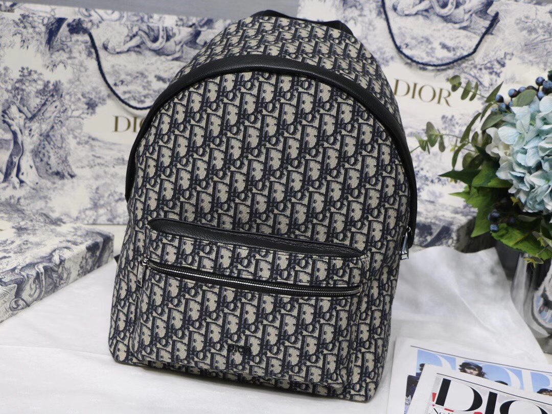 Dior Oblique Canvas Backpack