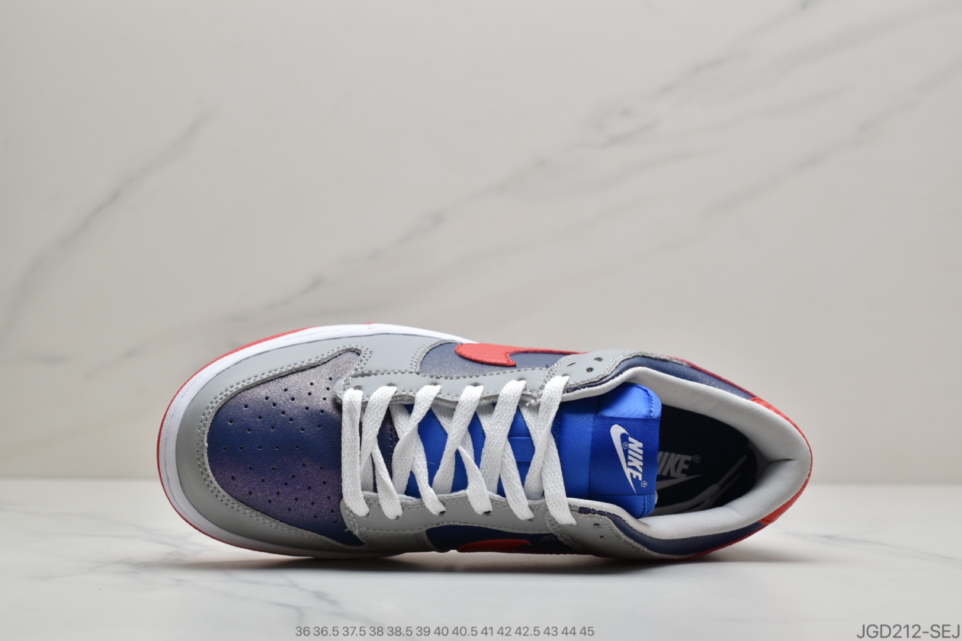 180 公司级耐克Nike SB Dunk Low Pro QS'Samba'扣篮系列低帮经典百搭休闲运动板鞋“灰红蓝科幻变色”CZ2662-400