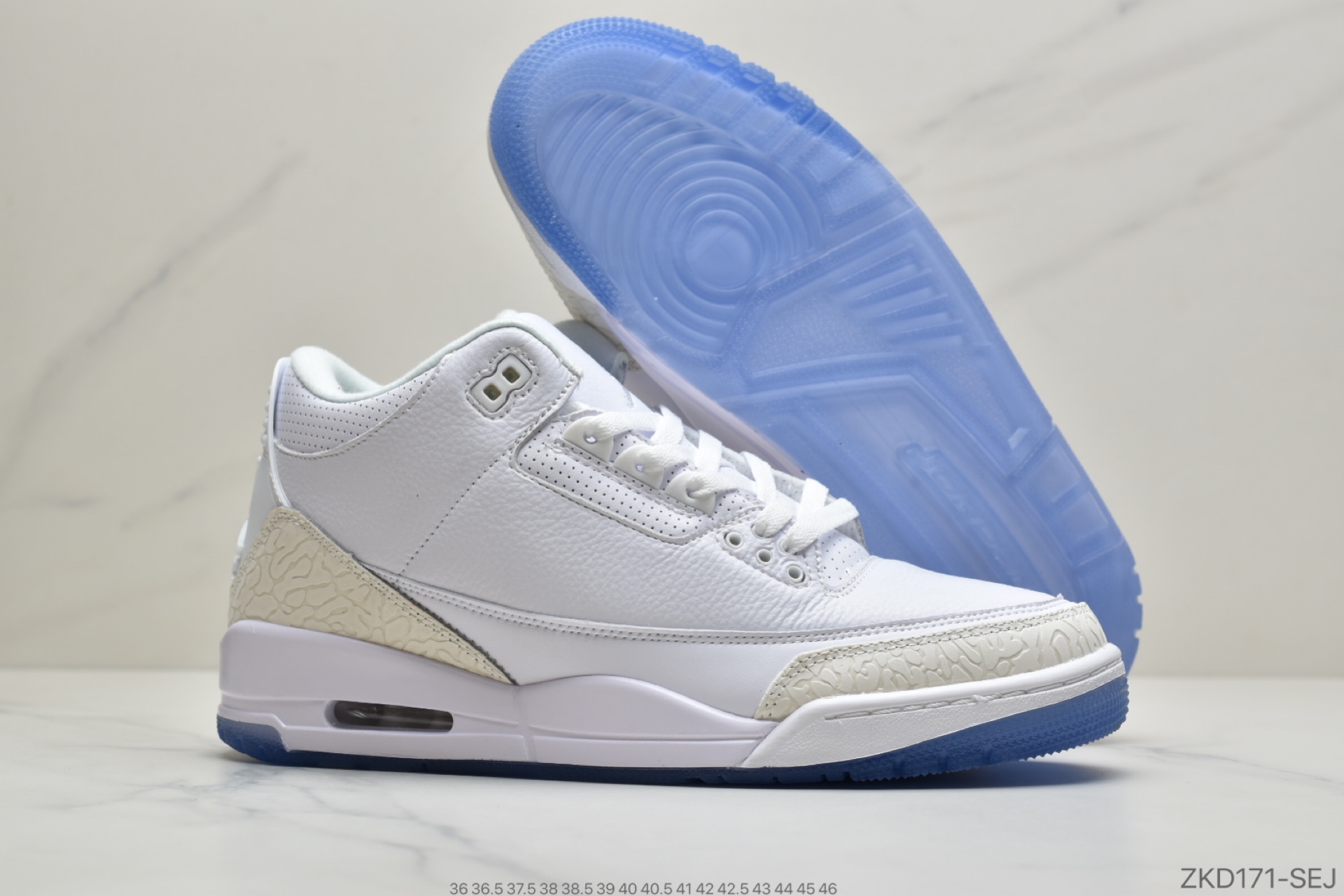 270 公司级乔丹Air Jordan aj3 AJ3 乔丹3代 乔3 乔丹3 篮球鞋 Air Jordan 3 OG “Black Cement”854262-001
