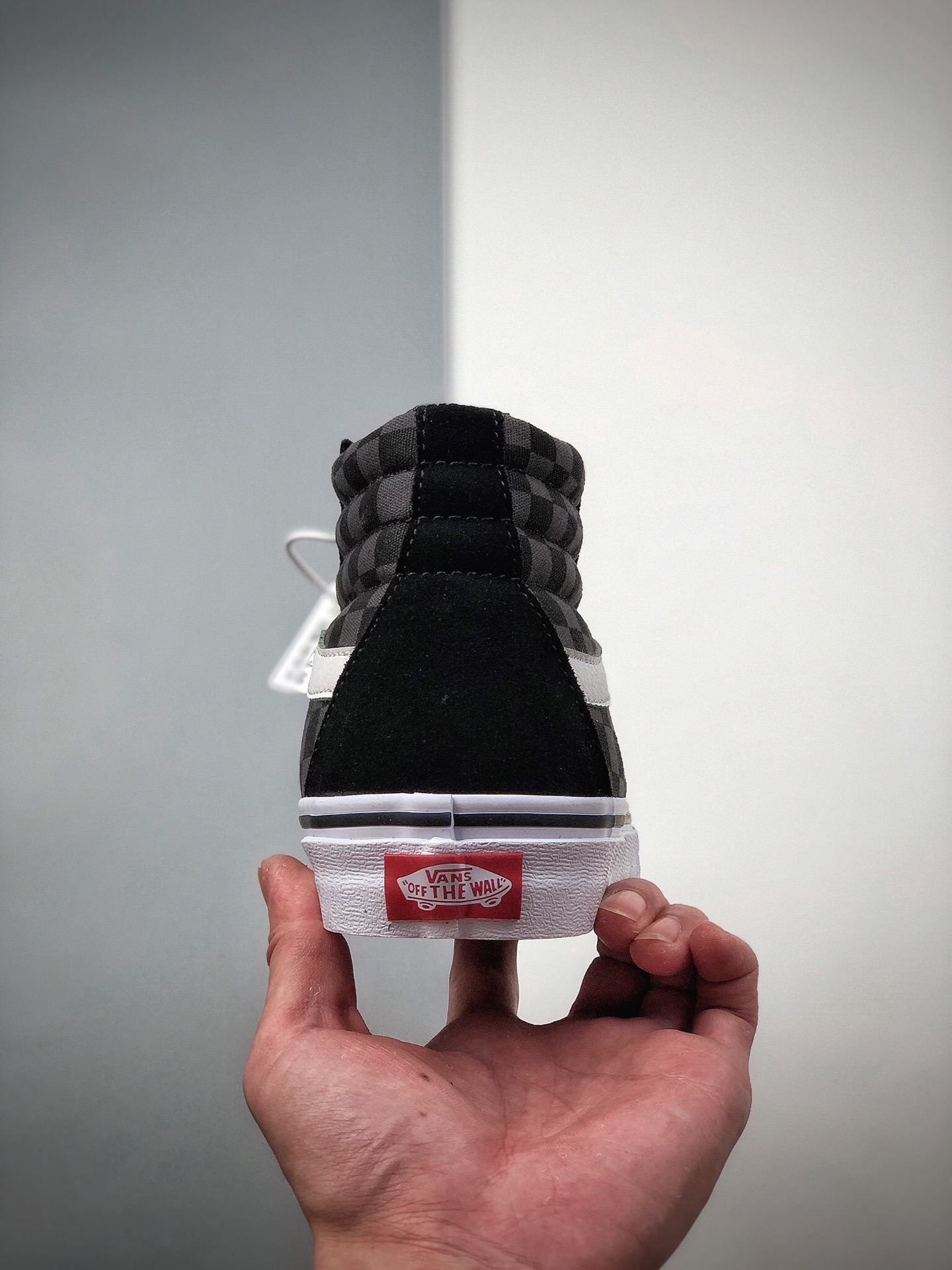 160  万斯Vans 高帮 黑格子 棋盘格子 Sk8 Hi Reissue