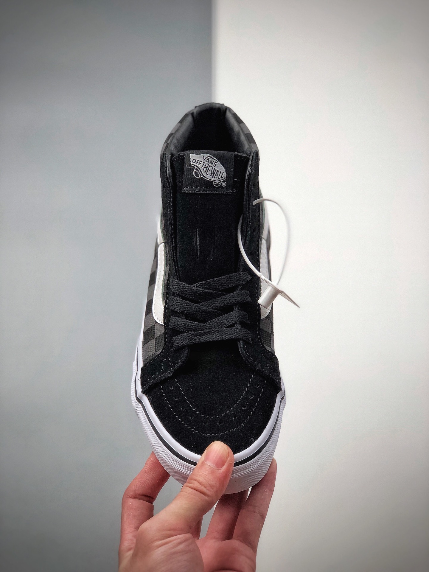 160  万斯Vans 高帮 黑格子 棋盘格子 Sk8 Hi Reissue