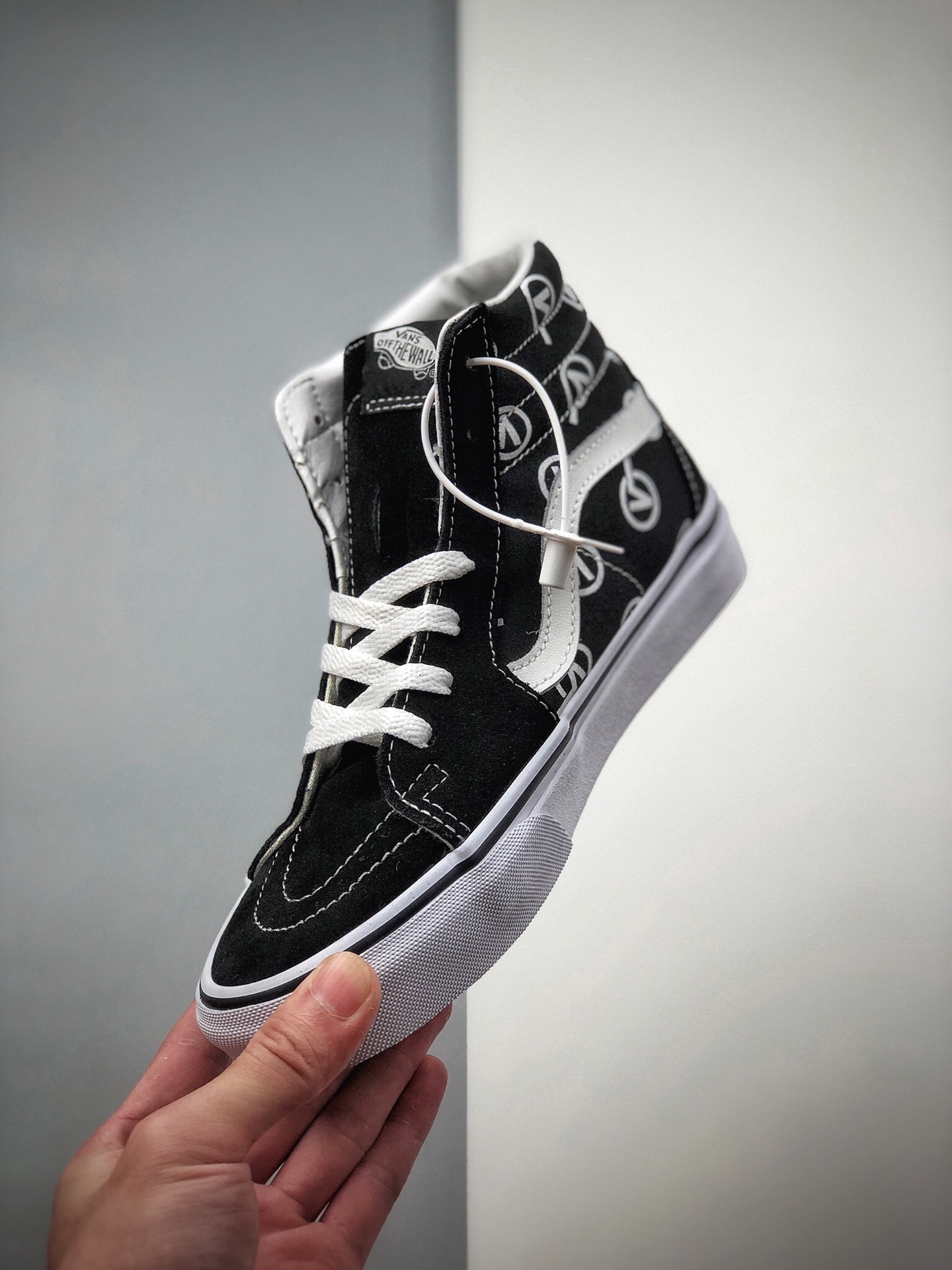 160  Vans SK8-Mid Circle V Logo 黑色经典高帮