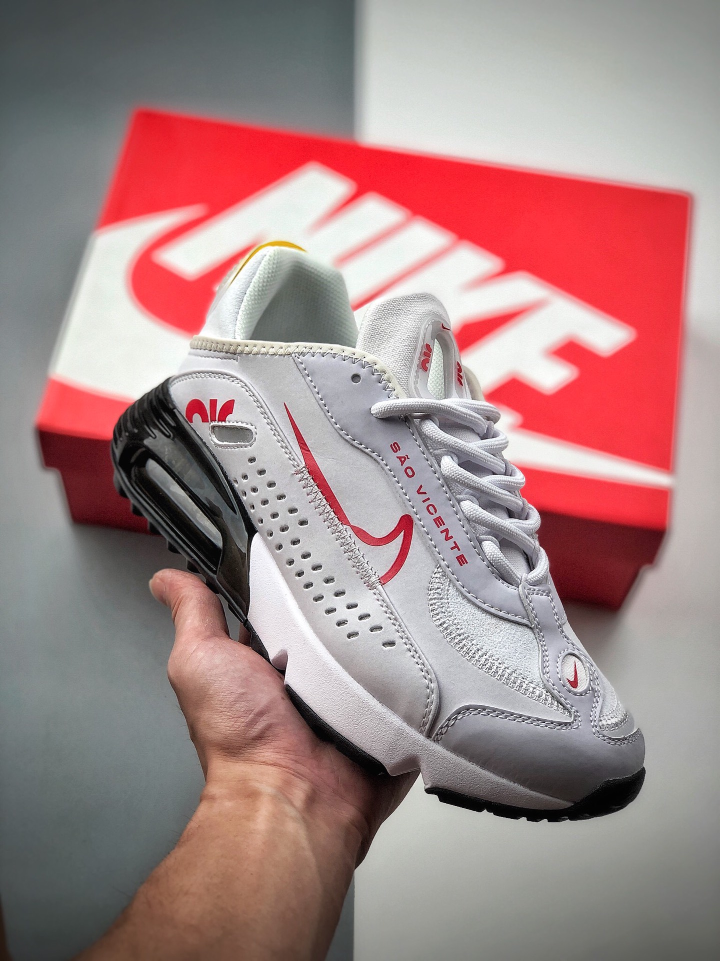 230 Neymar x Nike Air Max 2090“Light Brown”联名款 3M反光皮面缓震气垫休闲跑步鞋  货号：CU9371-104