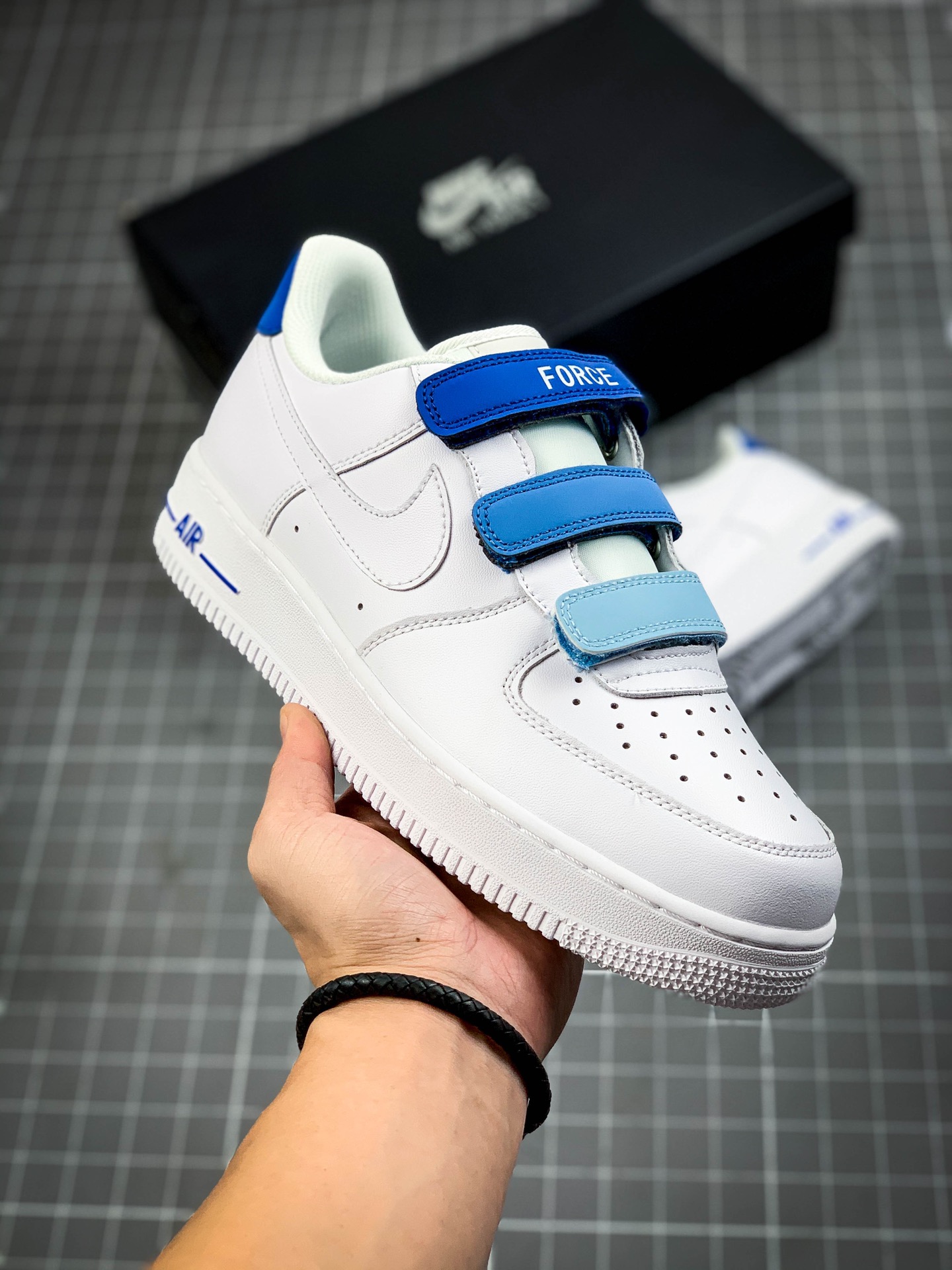 200 公司级 魔术贴 耐克 Nike Air Force 1 Low 空军一号低帮百搭休闲运动板鞋898866-006