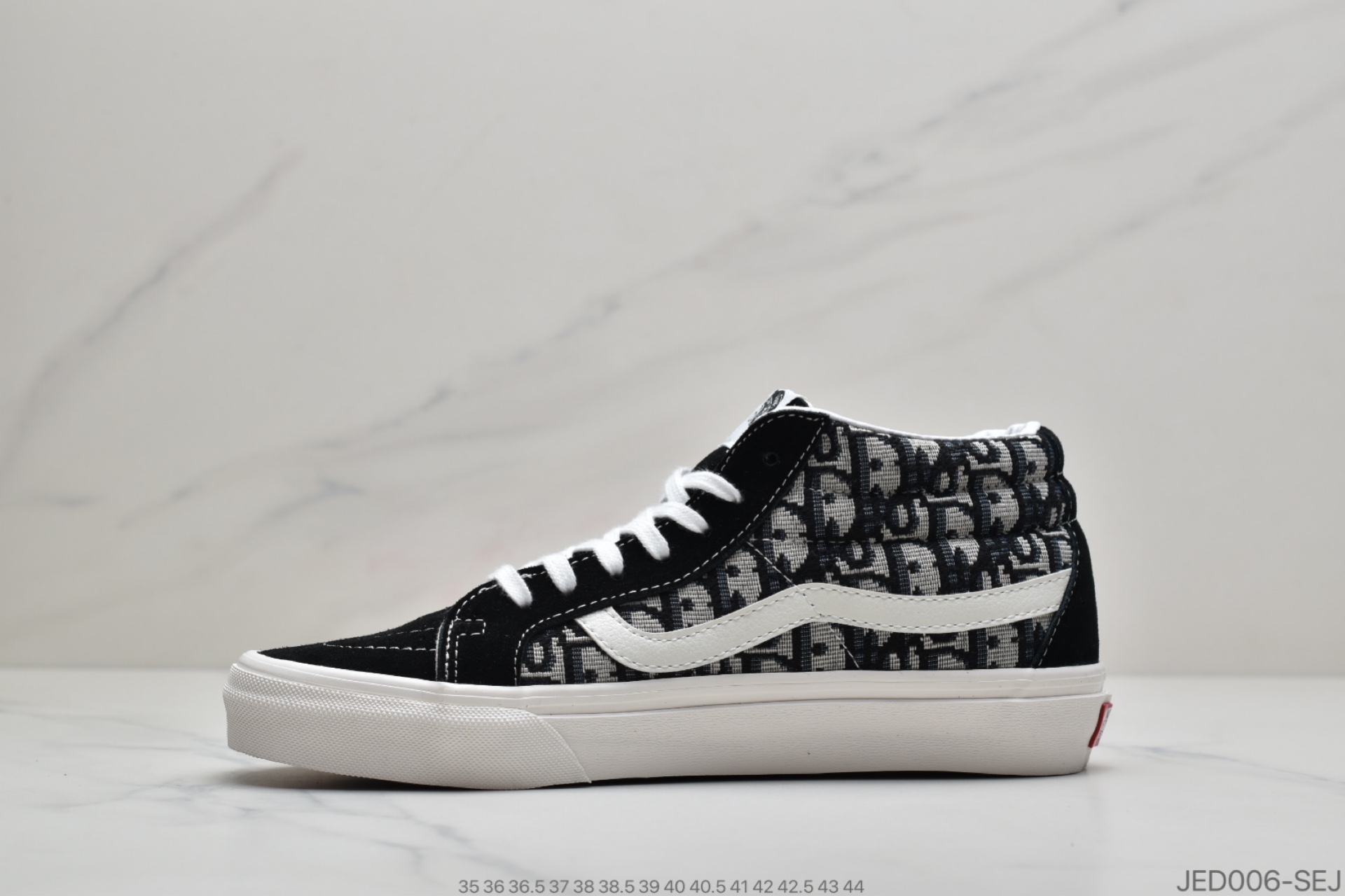 150 公司级Dior x Vans Style 36 Decon SF“黑浅灰刺绣CD重影”万斯迪奥联名