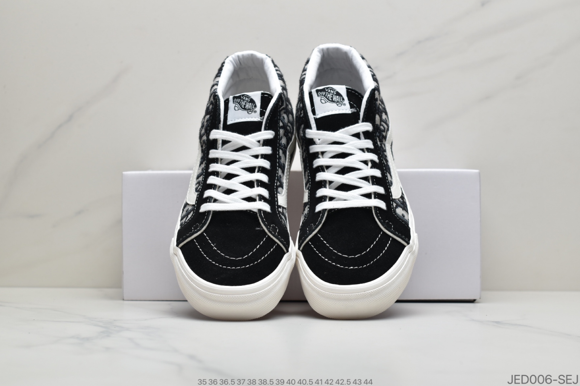 150 公司级Dior x Vans Style 36 Decon SF“黑浅灰刺绣CD重影”万斯迪奥联名