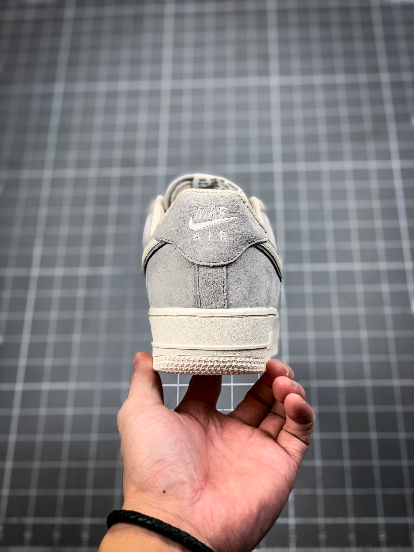 180  Air Force1 Low x Reigning Champ  灰黑麂皮打造  AA1117-126