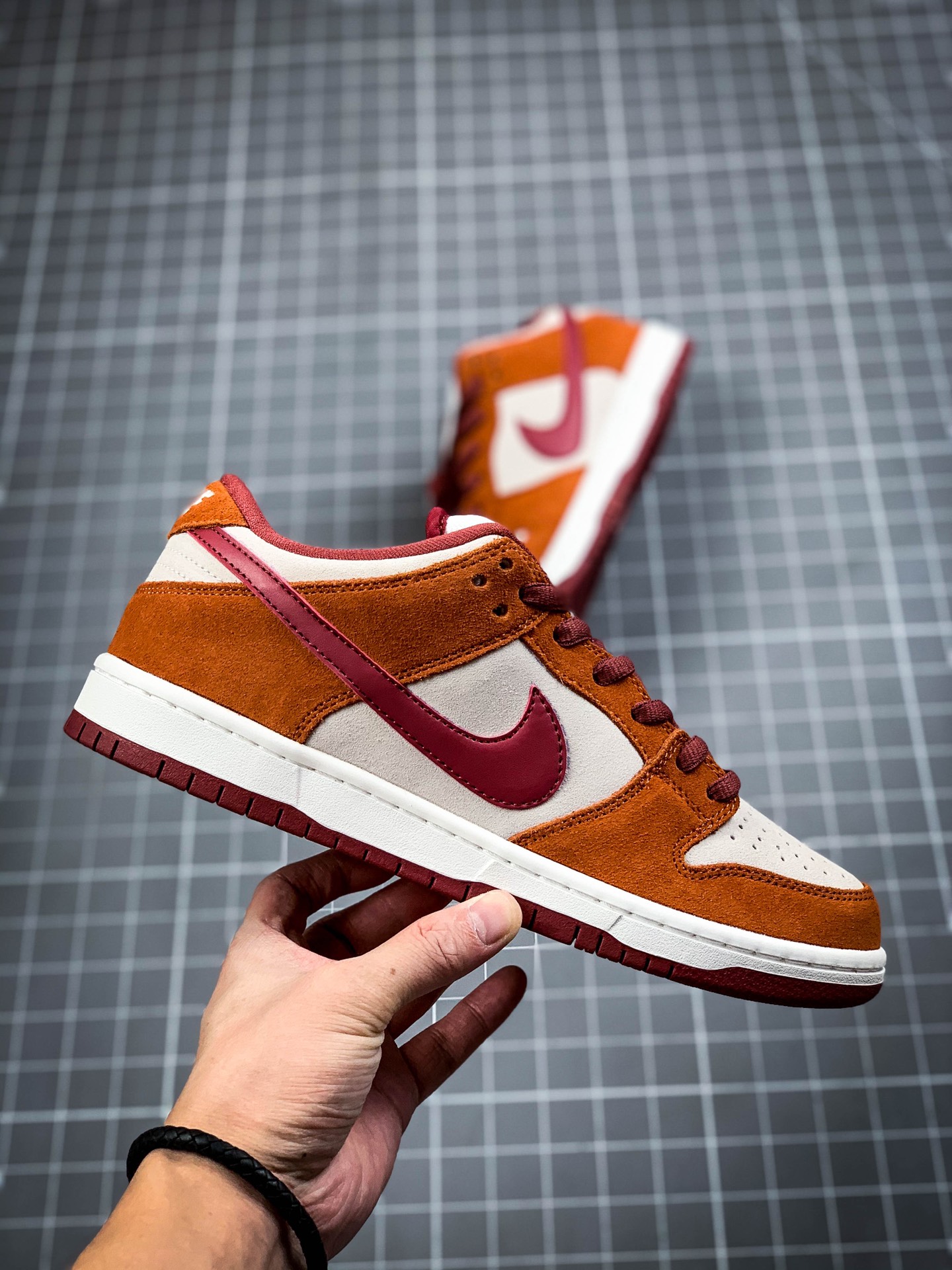 290 Nike SB Dunk Low Pro Russet Cedar 王一博同款 低帮休闲运动滑板鞋 BQ6817-202