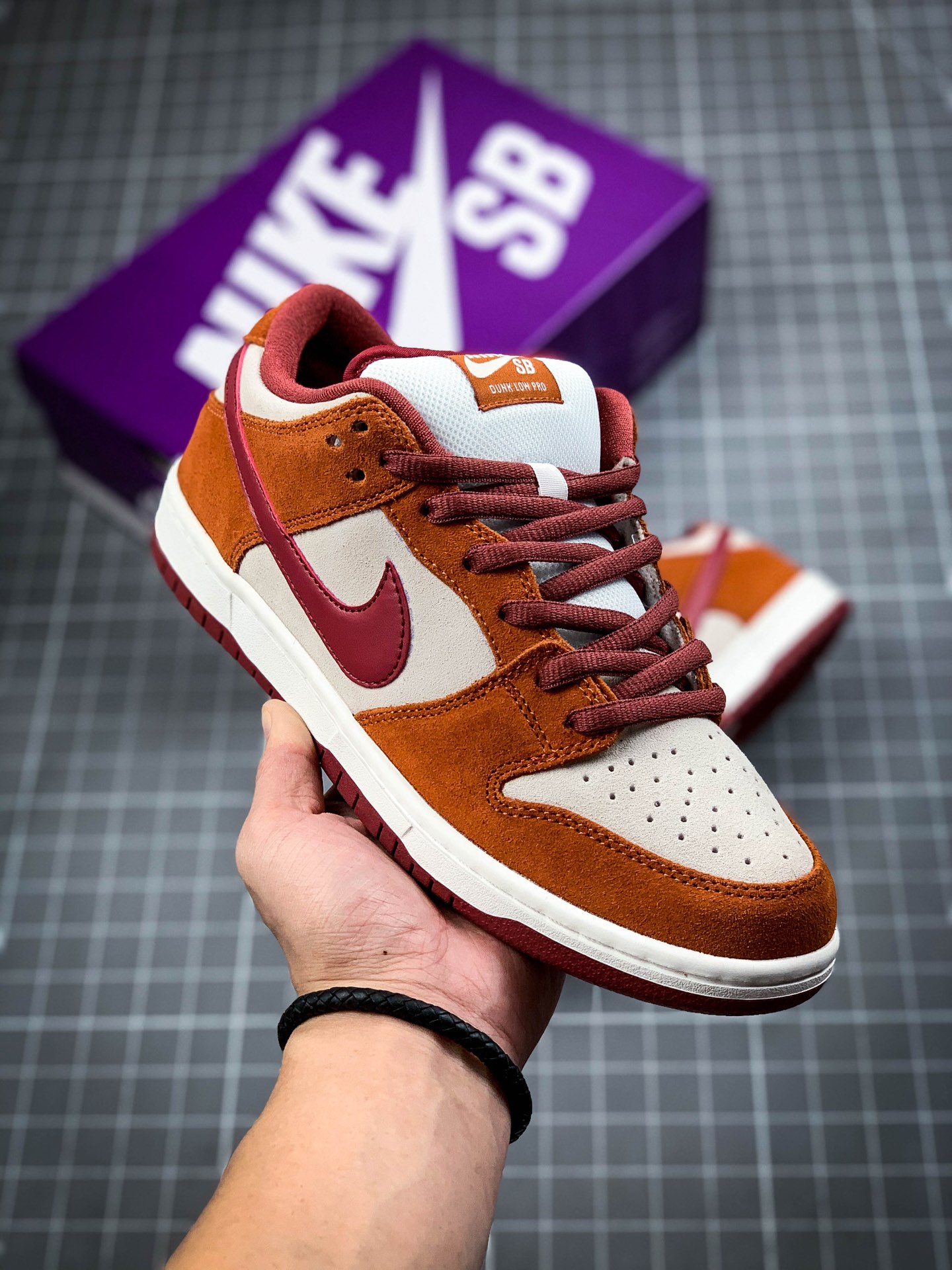 290 Nike SB Dunk Low Pro Russet Cedar 王一博同款 低帮休闲运动滑板鞋 BQ6817-202