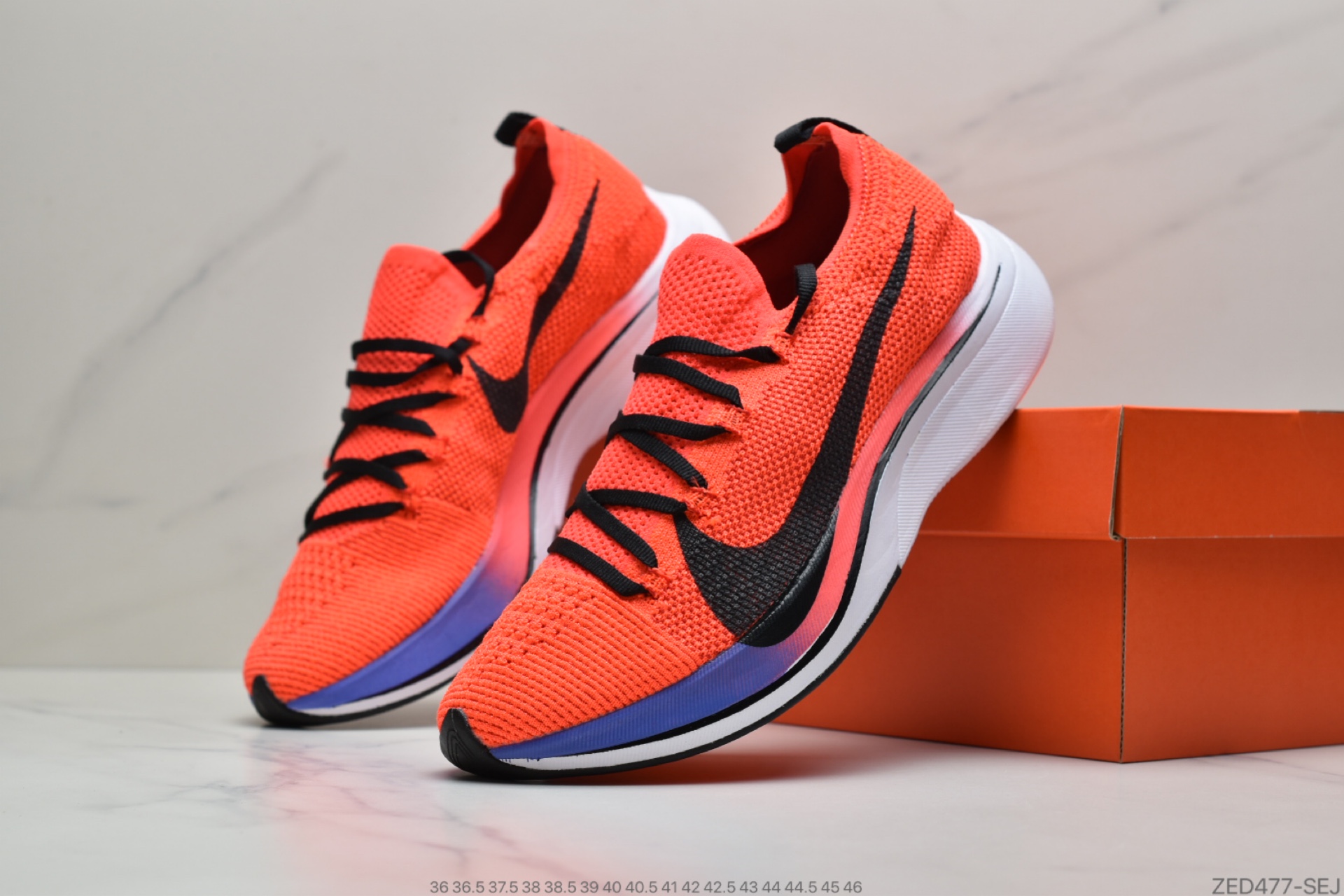 260 Nike Zoom Vaporfly Flyknit 4% 红黑 飞线马拉松超级休运动跑鞋 AJ3857-601