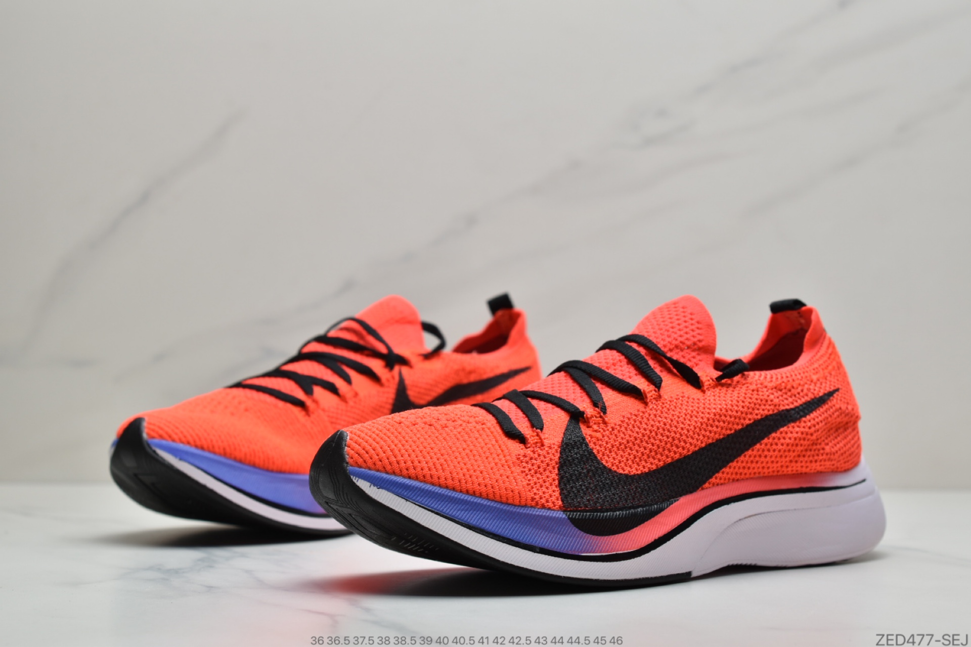 260 Nike Zoom Vaporfly Flyknit 4% 红黑 飞线马拉松超级休运动跑鞋 AJ3857-601