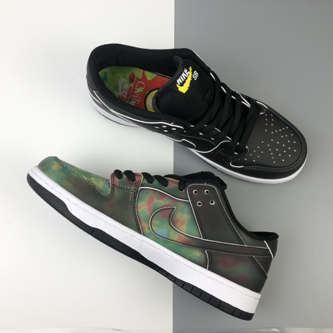 170 Civilist x Nike SB Dunk Low 热成像 扣篮系列复古低帮休闲运动滑板鞋 CZ5123-001