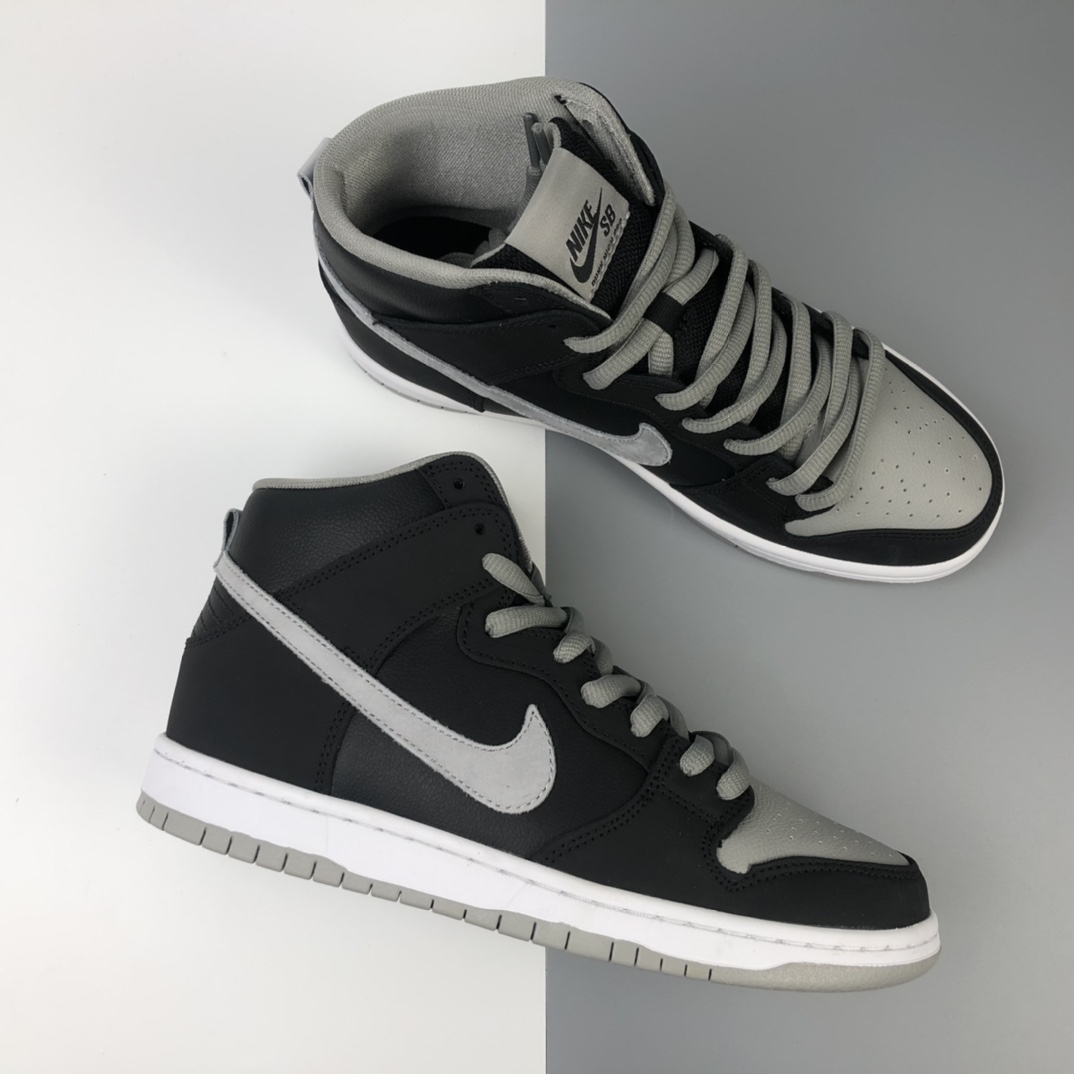 270 Nike Dunk SB High Pro”J-Pack Shadow”“黑灰影子”扣篮系列高帮经典百搭休闲运动板鞋 854851-067
