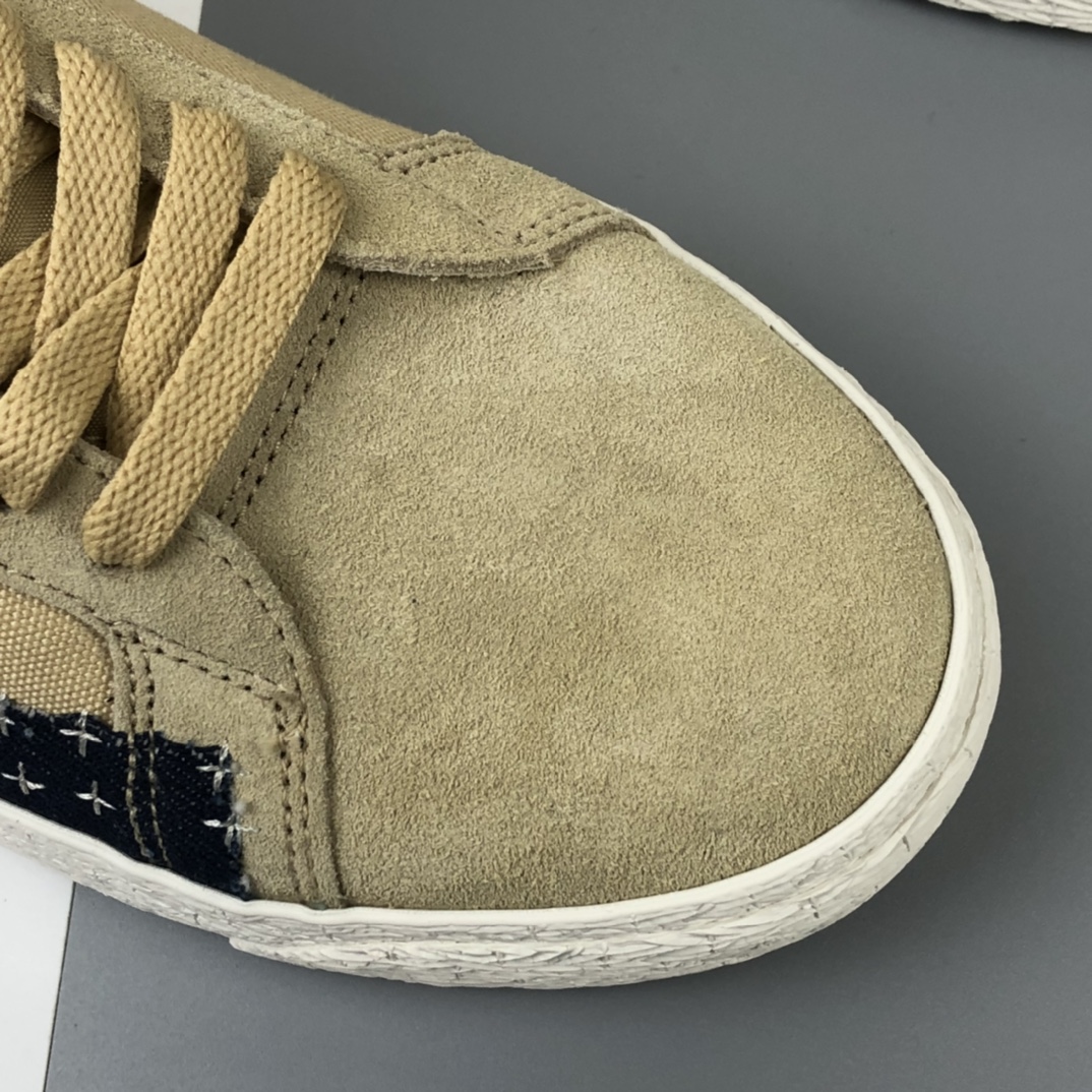 190 Nike SB Blazer Mid Premium”Sashiko Sesame”经典开拓木屑纹中帮百搭休闲运动板鞋“卡其丹宁深蓝白刺子绣” CT0715-200