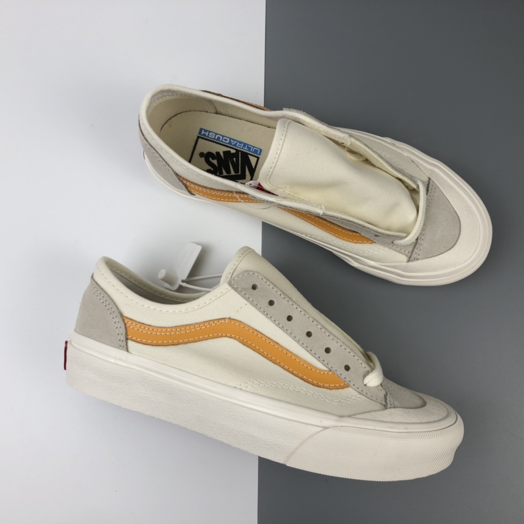 150 Vans Style 36 Dencon SF 万斯 乳白彩色条 权志龙同款 包头杀人鲸低帮硫化帆布鞋 VN0A3MVLXGO42.5 43 44