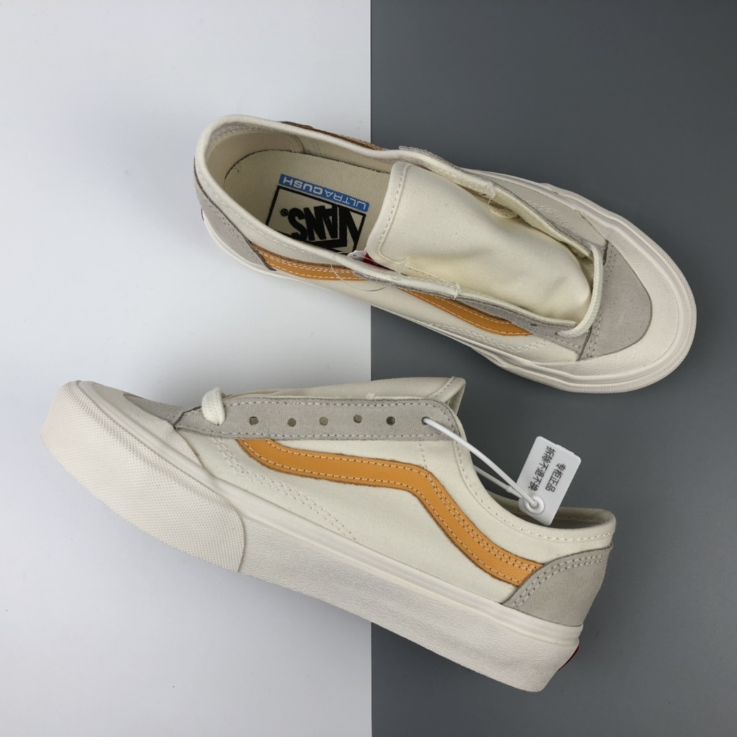 150 Vans Style 36 Dencon SF 万斯 乳白彩色条 权志龙同款 包头杀人鲸低帮硫化帆布鞋 VN0A3MVLXGO42.5 43 44