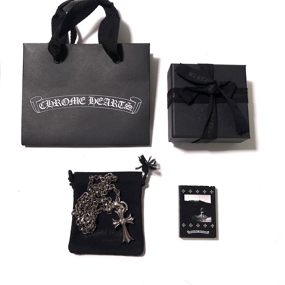 Chrome Hearts 开版 独家拍摄 (MZ)【新品上架】𝗖𝗵𝗿𝗼𝗺𝗲 𝗛𝗲𝗮𝗿𝘁𝘀 克罗心桃心 十字架项链