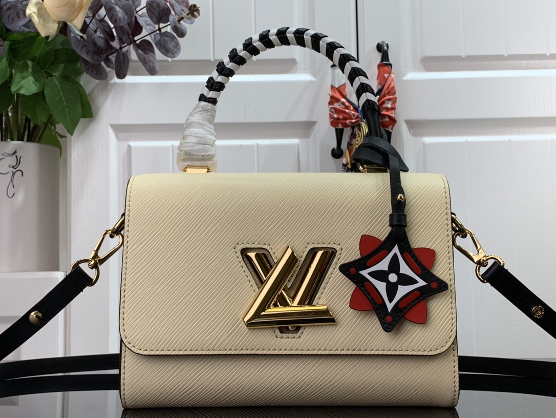 Louis Vuitton Bags Handbags 2023 Replica
 White Weave Epi Cowhide LV Twist m56780