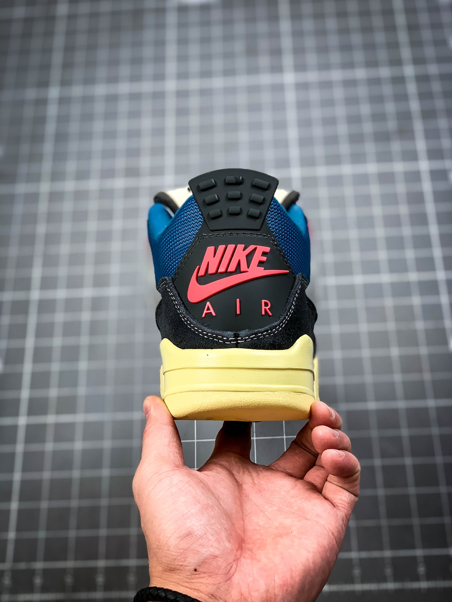 520 公司级纯原乔丹/Air Jordan 乔4 AJ4 aj4 AJ4 乔丹4代 Union x Air Jordan 4 货号：DC9533-001  露出熟悉的 Jumpman 和 Union Logo。（1）