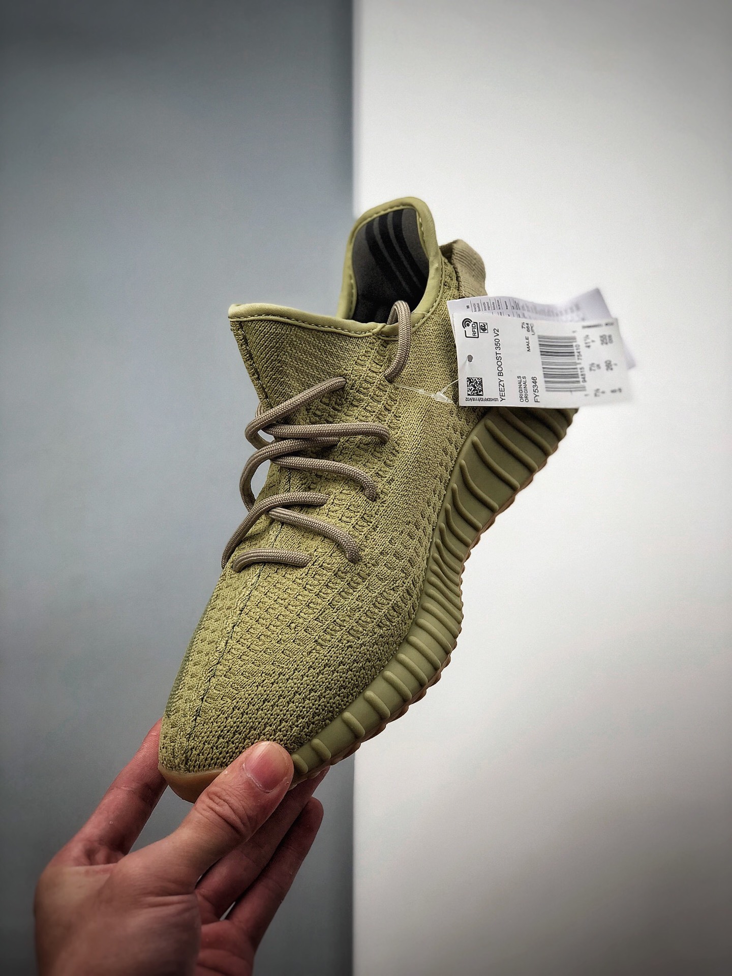 250 阿迪达斯 Adidas Yeezy 350 Boost V2 抹茶绿 #德国进口机台针织成型 FY5346