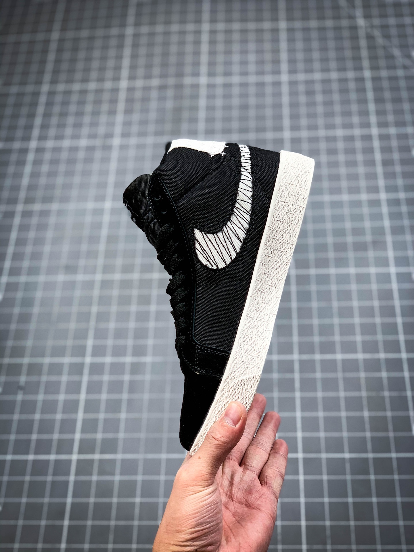 180  耐克Nike SB Blazer Mid Premium”Sashiko Sesame” 经典开拓木屑纹中帮百搭休闲运动板鞋CT0715-200-400-424