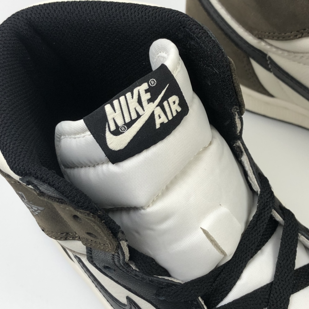 290 Air Jordan 1 High OG“Dark Mocha”乔丹一代高帮经典复古文化休闲运动篮球鞋 摩卡 小倒钩 555088-105