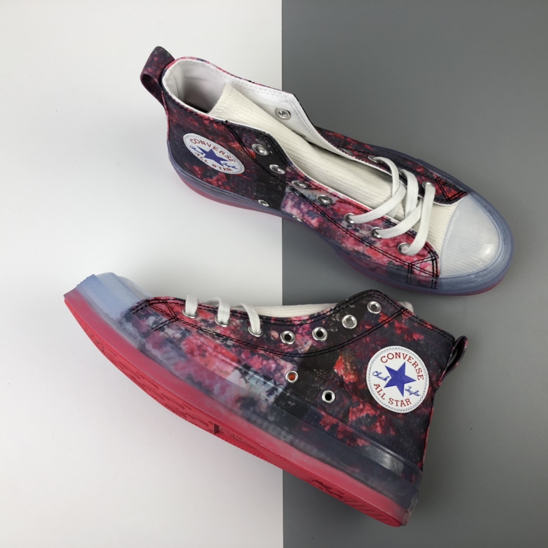 180 Converse x Shaniqwa Jarvis Chuck Taylor CX 花卉图案果冻高帮板鞋 169071C