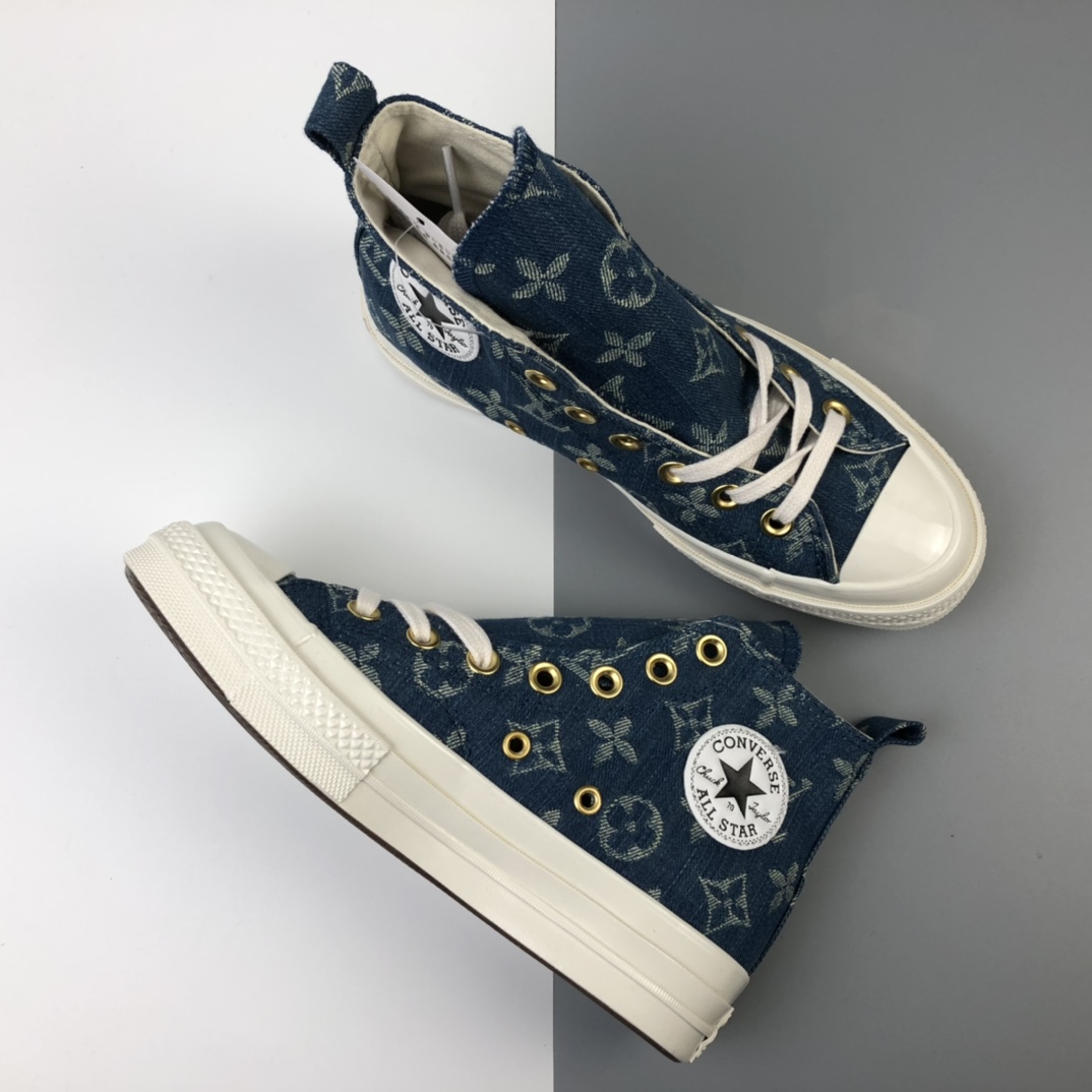 150 Converse 1970S x Lv 驴牌 牛仔系列联名高帮板鞋 162055C