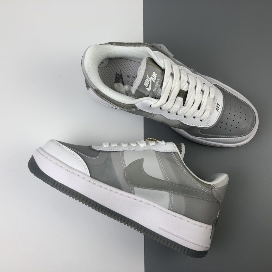 200 Nike Air Force 1 Shadow 空军一号轻量增高低帮百搭板鞋”拼接马卡龙” CK6561-100