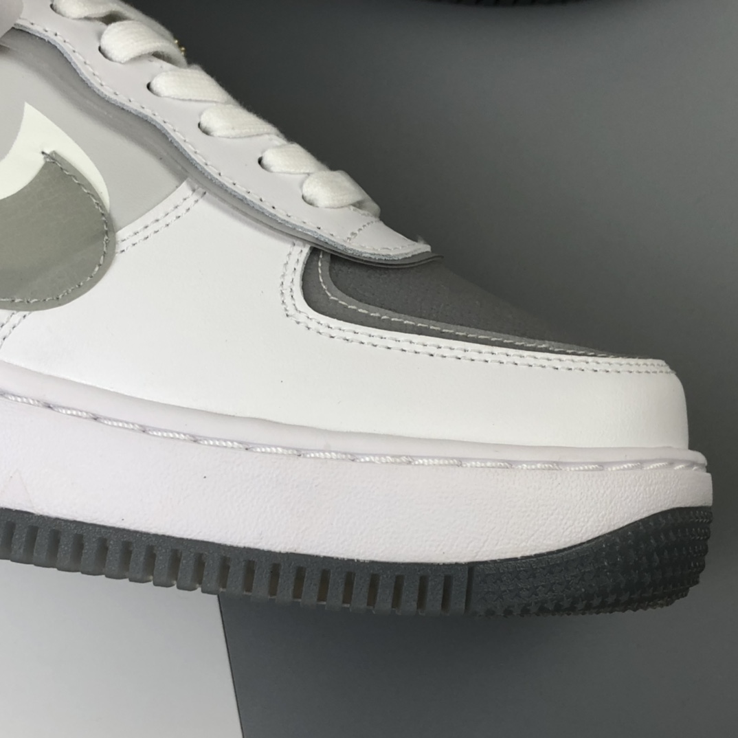 200 Nike Air Force 1 Shadow 空军一号轻量增高低帮百搭板鞋”拼接马卡龙” CK6561-100