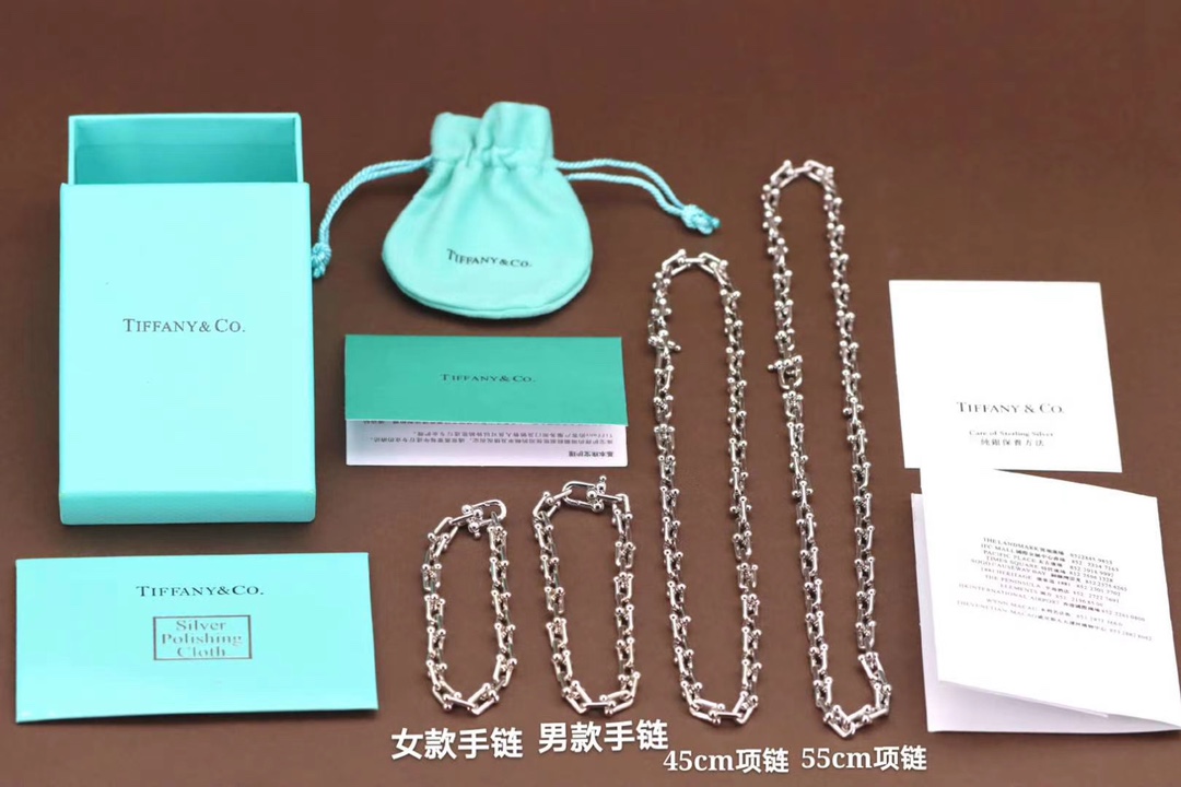 Tiffany & Co. 蒂芙尼tiffany&Co. 银色U型扣 套装