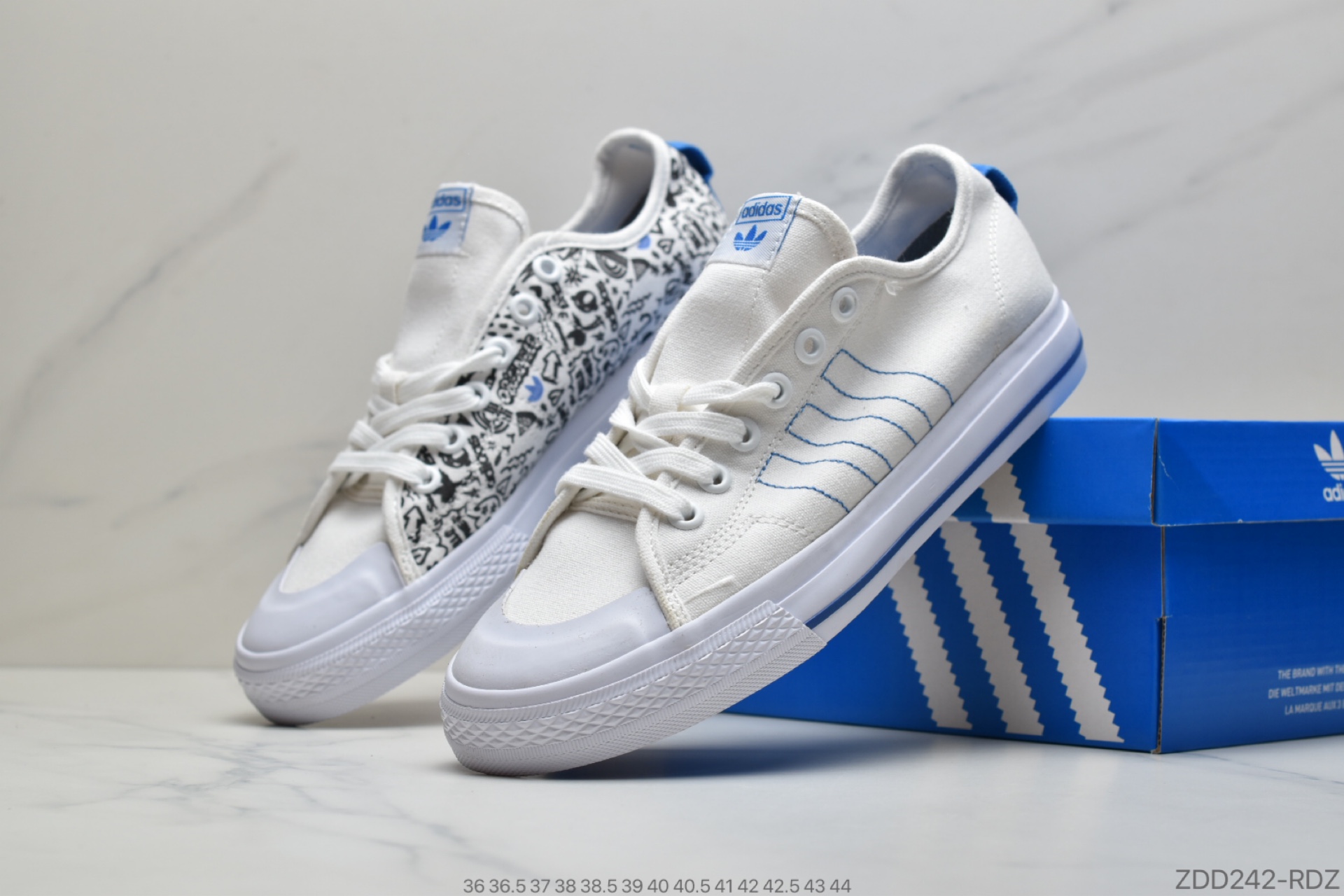 230 公司级阿迪达斯Adidas Nizza校园潮鞋高帮刺绣联名款 FV0679