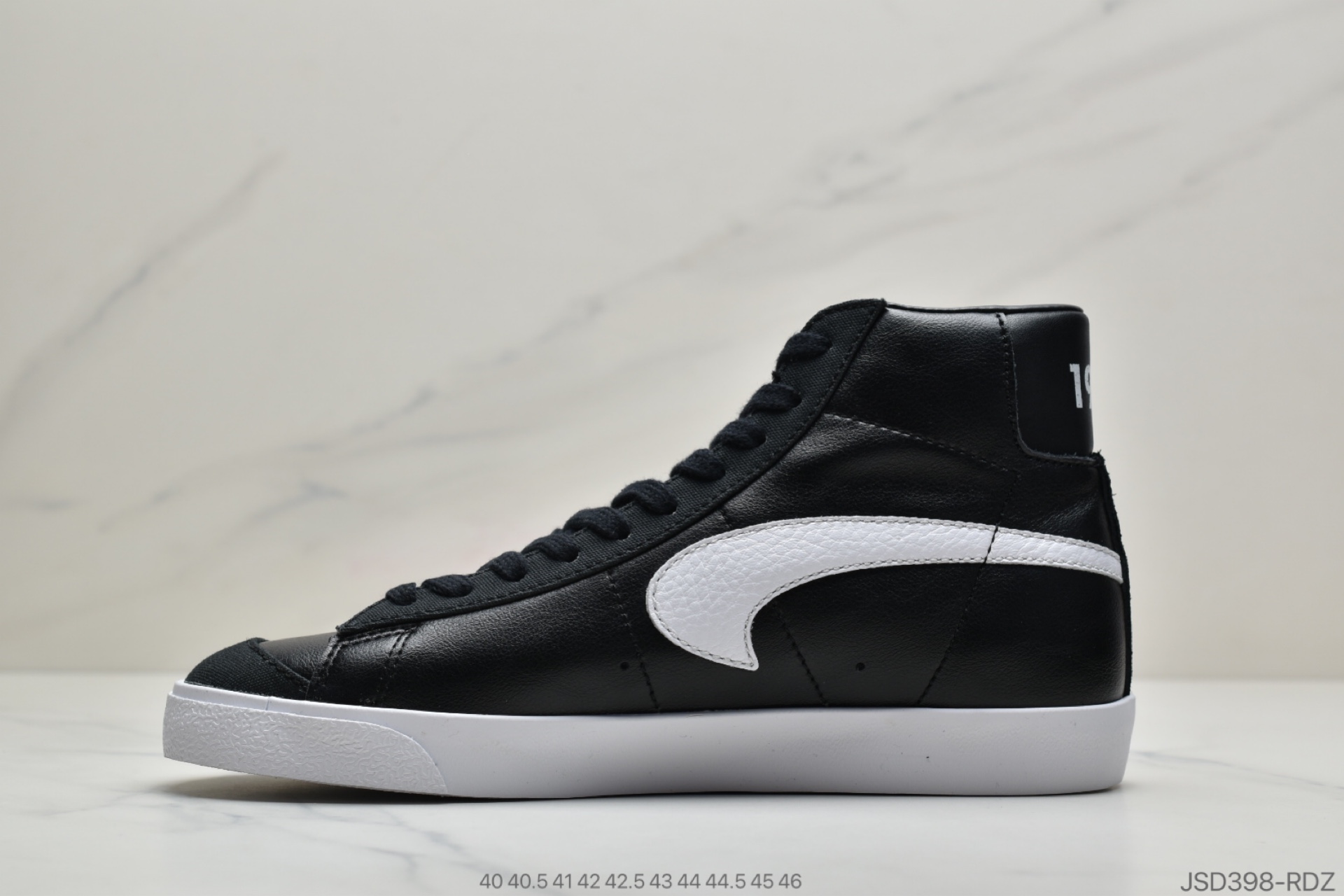 200  Slam Jam x Nike Blazer Mid ”Class 1977”经典开拓者高帮百搭休闲运动板鞋“白灰黑帆布” 官方货号: CD8233-001