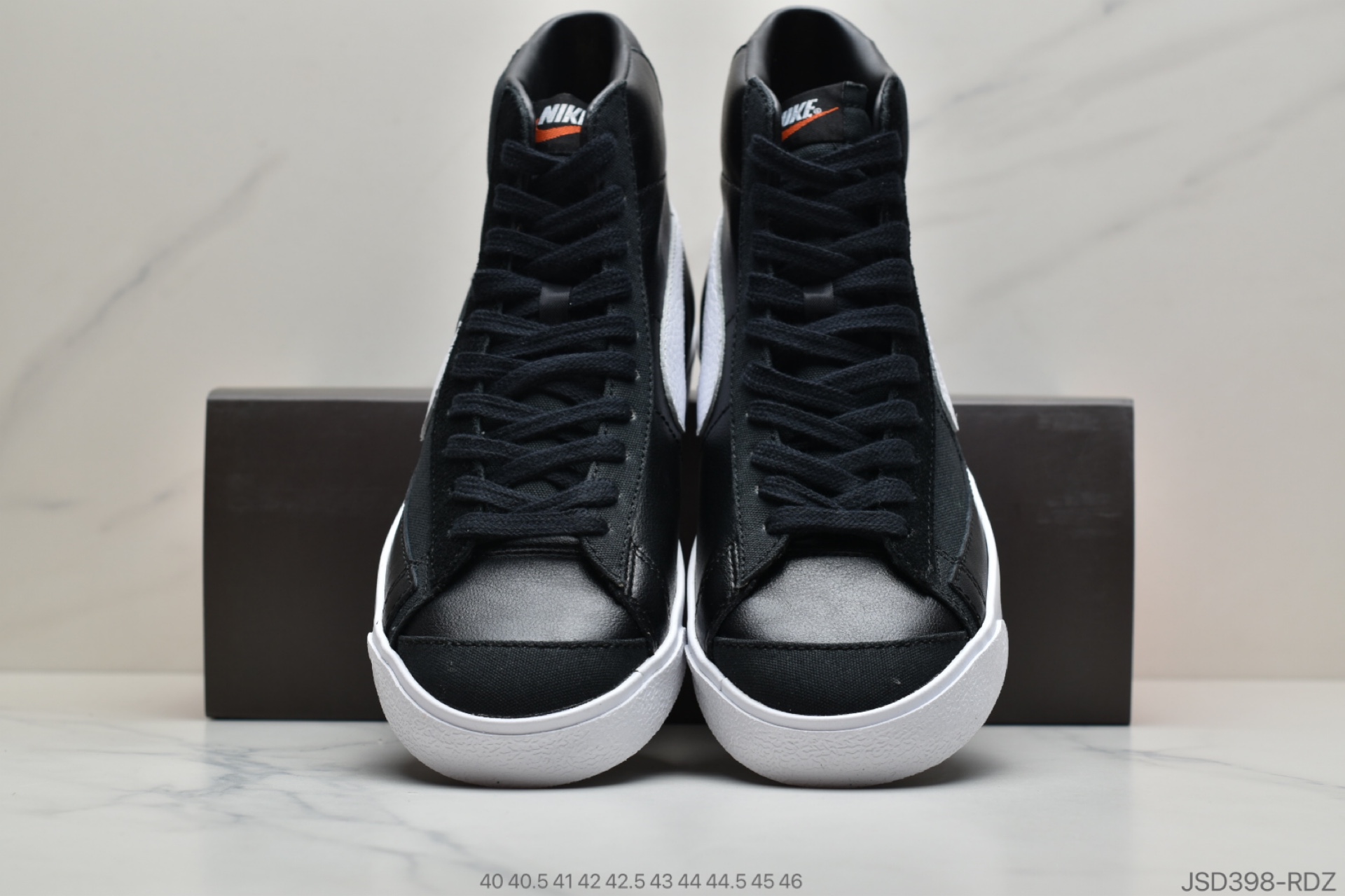 200  Slam Jam x Nike Blazer Mid ”Class 1977”经典开拓者高帮百搭休闲运动板鞋“白灰黑帆布” 官方货号: CD8233-001