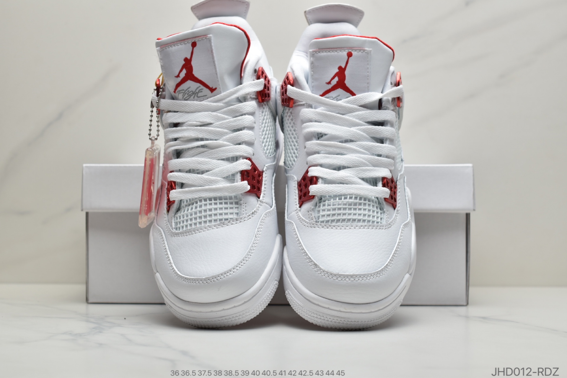 190 公司级 Air Jordan 4 “Red Metallic” 白红 CT8527-112