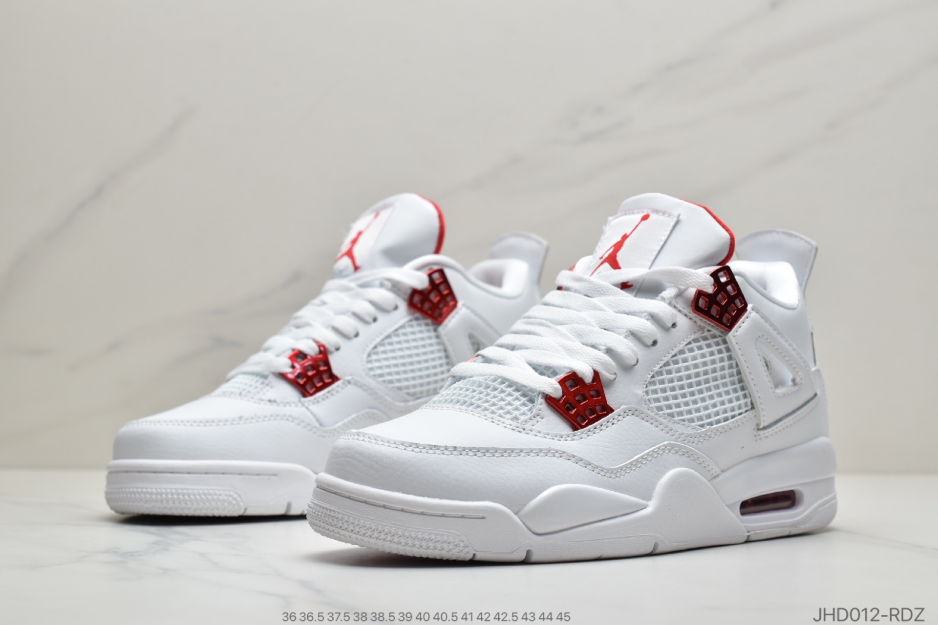 190 公司级 Air Jordan 4 “Red Metallic” 白红 CT8527-112
